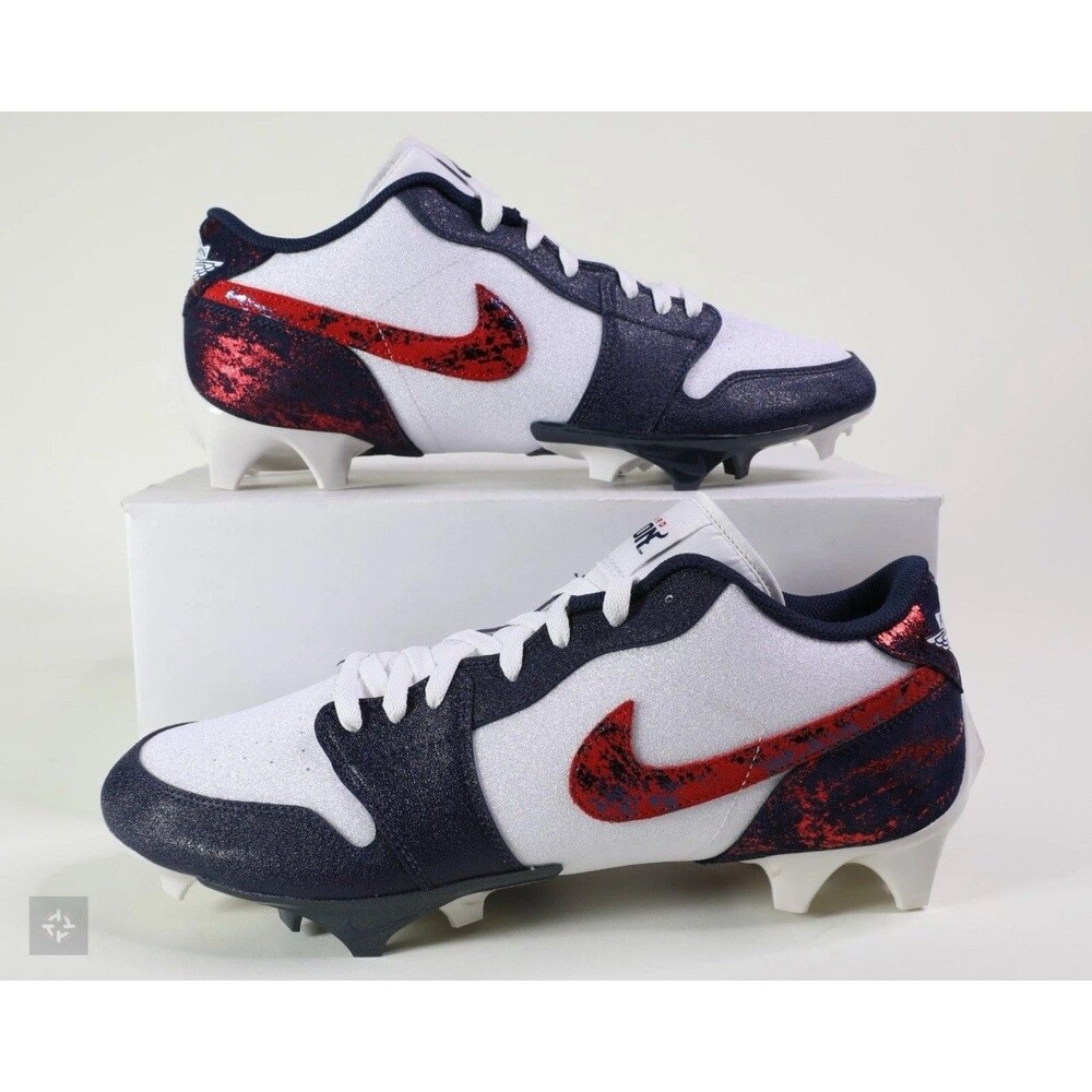 Size 13 Jordan 1 Low Vapor Edge Howard Player Edition Nike Football Cleats New